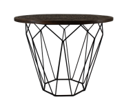 Ahşap  Yuvarlak  Sehpa Ceviz Rengi 67 cm.