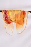 Xiangyun Gazlı Bez Eşarp Dijital Baskı  72x90 cm. K105330
