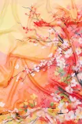 Xiangyun Gazlı Bez Eşarp Dijital Baskı  72x90 cm. K105330