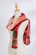 Xiangyun Gazlı Bez Eşarp Dijital Baskı 72x90 cm. K105348