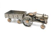 Dekoratif Metal Traktör Römorklu C1602
