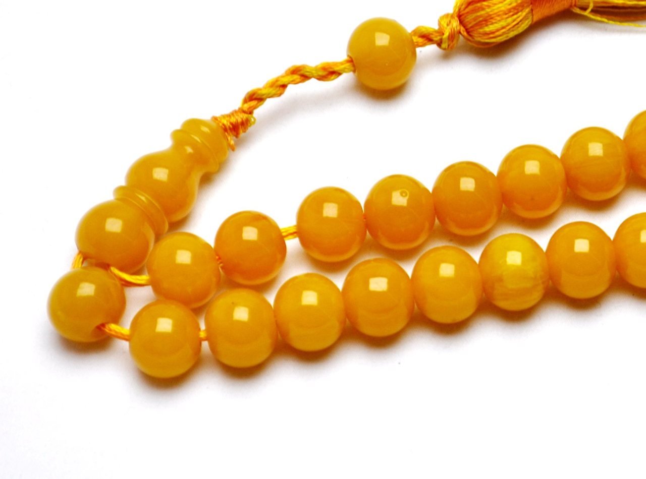 Sıkma Kehribar 9*9 mm  (Khr -10952)