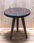 Ahşap  Yuvarlak Sehpa 40x40x43 cm.Ceviz Rengi Defolu Ürün