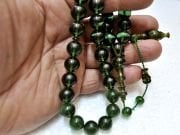 Ateş Kehribar Tesbih Küre Kesim 12*12 mm (KHR-11099)