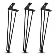 Metal Masa Ayağı 72 cm. 3 Adet. Pingolu Ayarlanabilir