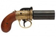 Denix 6 VARİL PEPPER-BOX REVOLVER, İNGİLTERE 1840 DNX5071