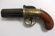 Denix 6 VARİL PEPPER-BOX REVOLVER, İNGİLTERE 1840 DNX5071