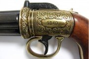 Denix 6 VARİL PEPPER-BOX REVOLVER, İNGİLTERE 1840 DNX5071