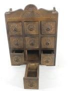 Ahşap Masa Üstü Şifonyer Takı Kutusu Mücevherlik  45x35 cm.