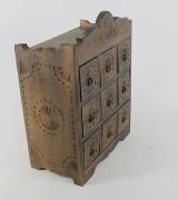 Ahşap Masa Üstü Şifonyer Takı Kutusu Mücevherlik  45x35 cm.