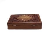 Ahşap Oymalı Kutu 25x14 cm. K106A