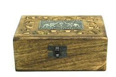 Eskitme Ahşap Antik Kutu 15x6x10 cm. 197/C