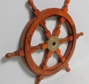 Otantik Çarşı Ahşap Dekoratif  Dümen 24'' K02