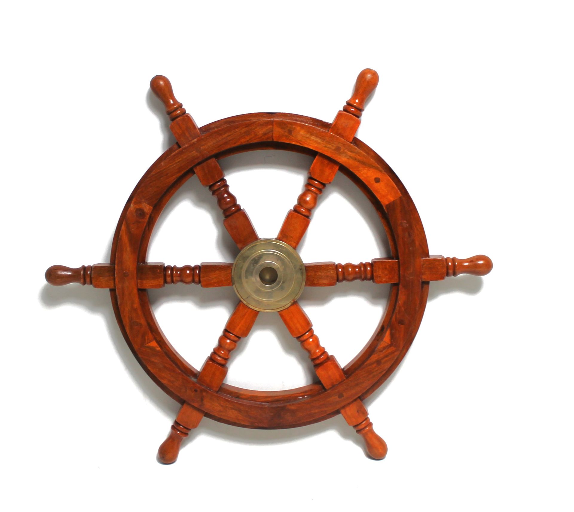 Otantik Çarşı Ahşap Dekoratif  Dümen 24'' K02