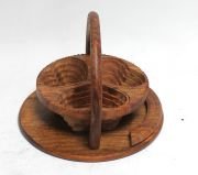 Ahşap Katlanır Şekerlik Meyvelik Orta Boy