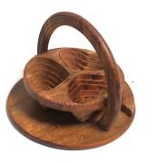 Ahşap Katlanır Şekerlik Meyvelik Orta Boy