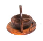 Ahşap Katlanır Şekerlik Meyvelik Küçük Boy