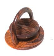 Ahşap Katlanır Şekerlik Meyvelik Küçük Boy