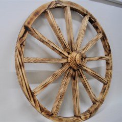 Otantik Çarşı Ahşap At Arabası Tekeri 90 cm.