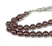 Ateş Kehribar Tesbih Küre Kesim (Khr 10714)