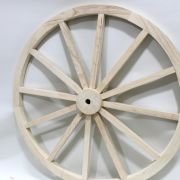 Otantik Çarşı Ahşap At Arabası Tekeri 100 cm.  Duvar Dekoru