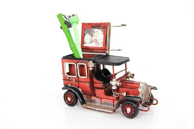 Dekoratif Metal Araba Kalemlik Çerçeveli C0700-1