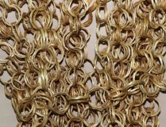 Halkalı Hasır Kapı Perdesi Sineklik  90x190 cm.