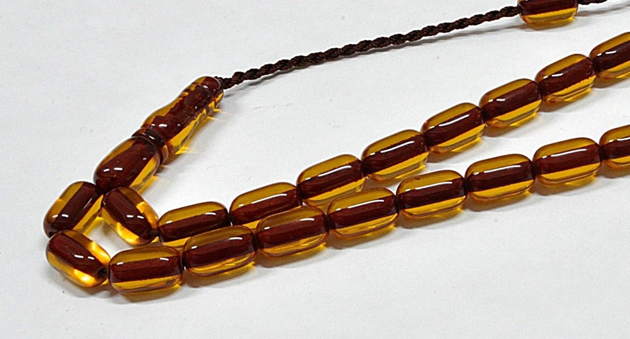 Ateş Kehribar Tesbih (td-10644)
