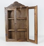 Eskitme Ahşap Ecza Dolabı 40x69x12 cm.