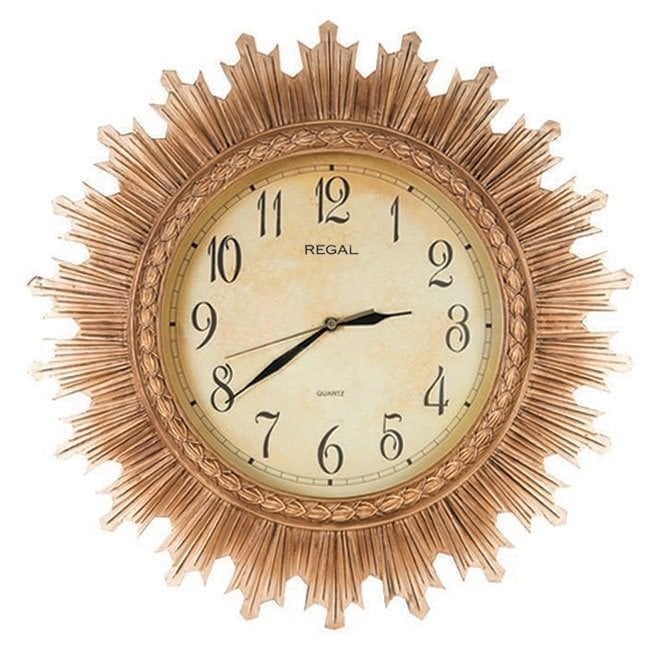 Regal Ultima 8126 GI Güneş Tipi Yaldız Duvar Saati