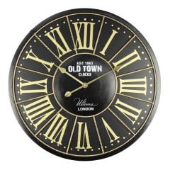 Regal Ultima 2671 B Ferforje Süslemeli Metal Kasa Duvar Saati