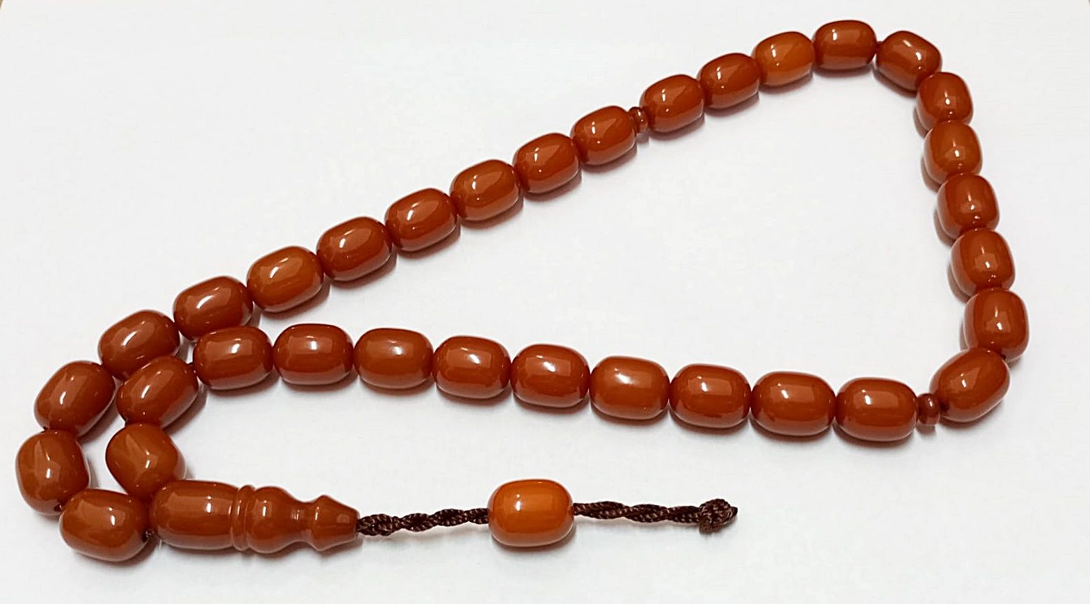 Sıkma Kehribar Tesbih Kapsül Kesim 13*17 mm (khr-13020)