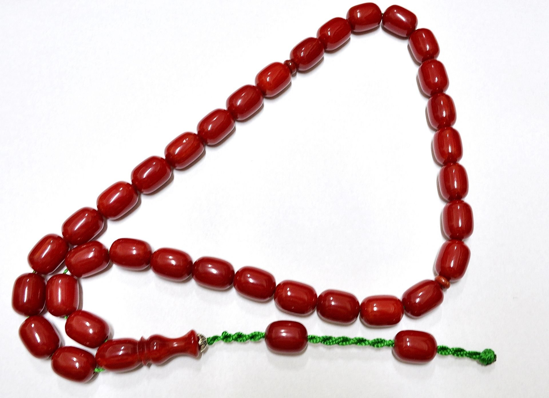 Sıkma Kehribar Tesbih Kapsül Kesim 13*17 mm (khr-13022)