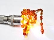 Ateş Kehribar Tesbih İstanbul Kesim 13*15 mm (khr-13028)