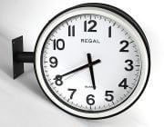 Regal Ultima Çift Taraflı Dış Mekan İstasyon Duvar Saati 9106 CFTD
