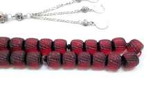 Ateş Kehribar Tesbih Büyük Boy (khr-10277)