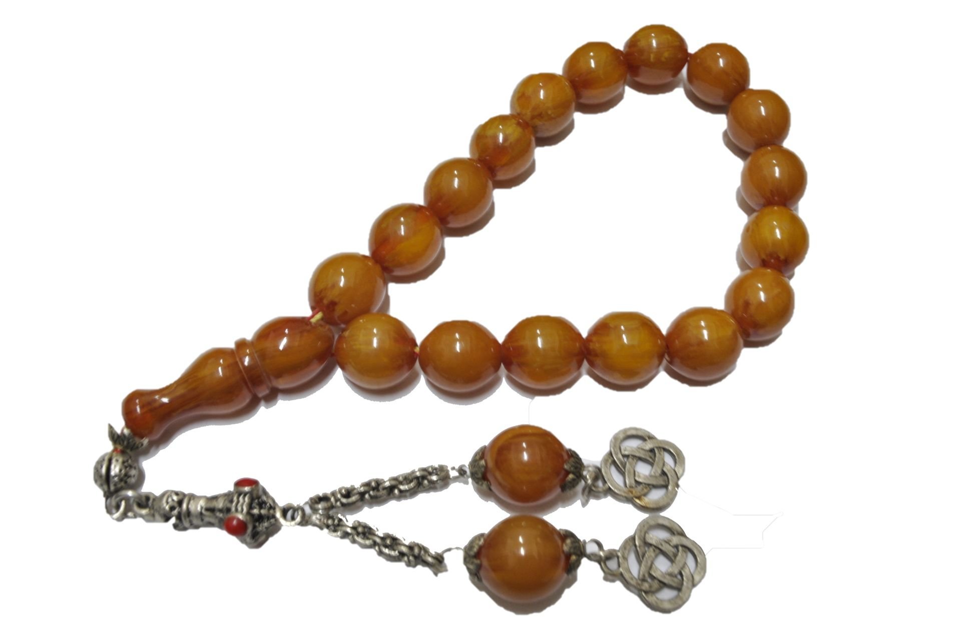 Sıkma Kehribar Tesbih  13*14 mm (khr-13041)