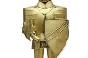 Dekoratif Metal Şovalye Gold