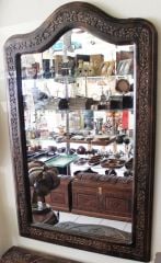 Ahşap Oymalı Eskitme Konsol Takımı Dresuar