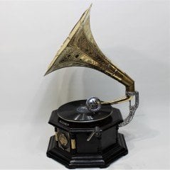 Gramofon Sekizgen Bronz Rozetli 5230