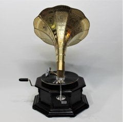 Gramofon Sekizgen Bronz Rozetli 5230