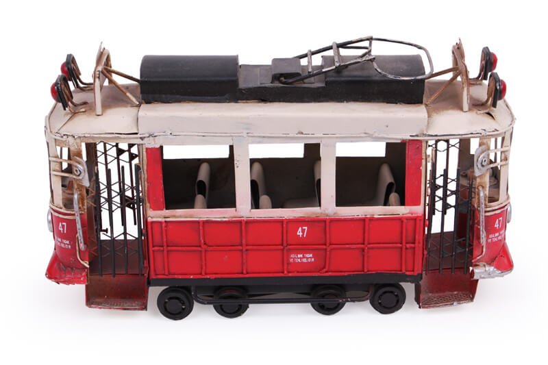 Dekoratif Metal Taksim Tramvay  1104CS-097