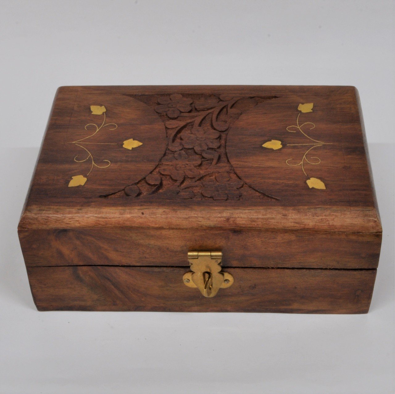 Ahşap Oymalı Kutu 10x15 cm. K02