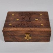 Ahşap Oymalı Kutu 10x15 cm. K02