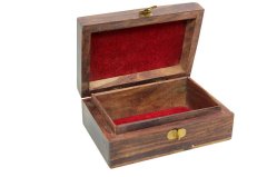 Ahşap Oymalı Kutu 10x15 cm. K02