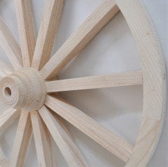 Otantik Çarşı Ahşap At Arabası Tekeri 80 cm. Duvar Dekoru