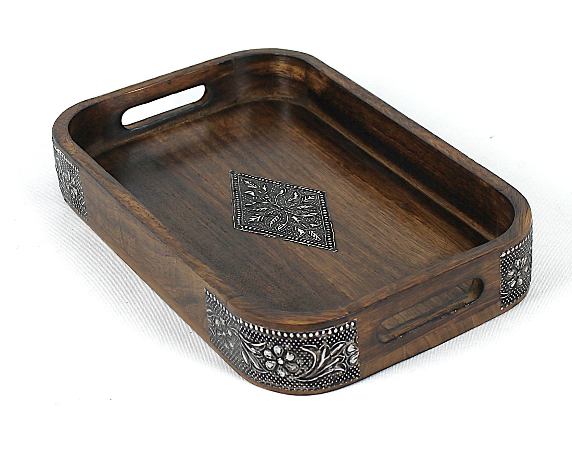 Ahşap Dikdörtgen Tepsi 30x19x4,5 cm.