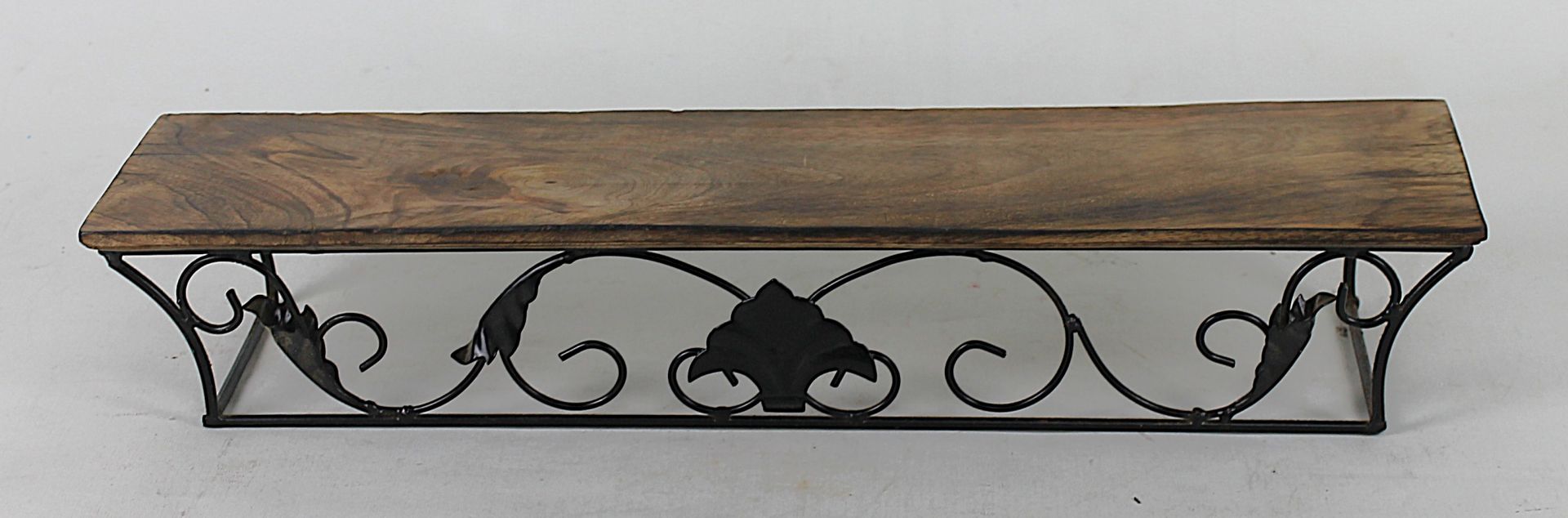 Ahşap Ferforje Raf 46x12x8,5 cm.