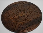 Ahşap Oymalı Sehpa Tablası 60 cm.