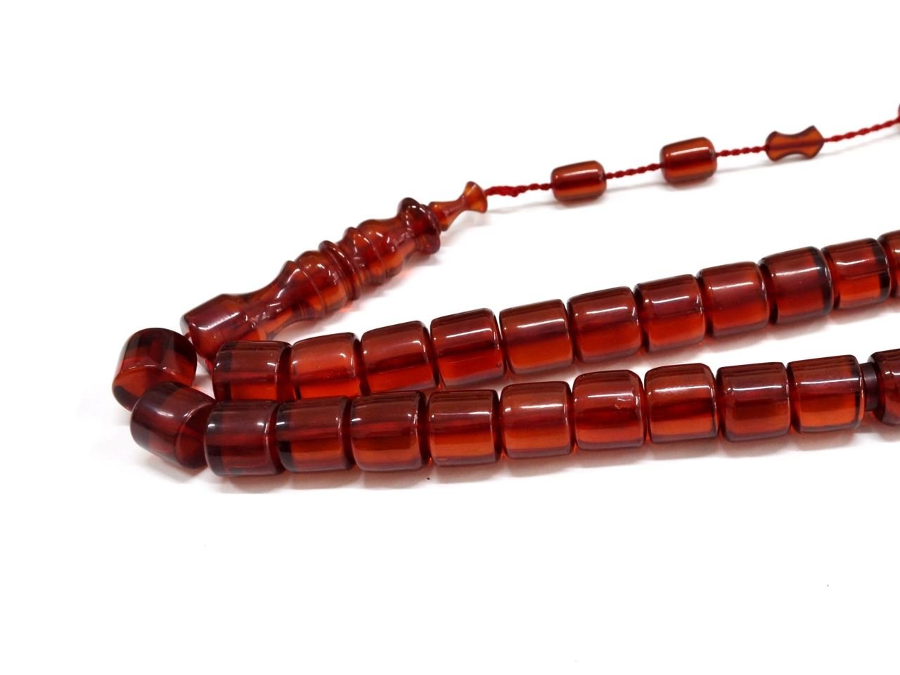 Ateş Kehribar Tesbih (khr-10580)